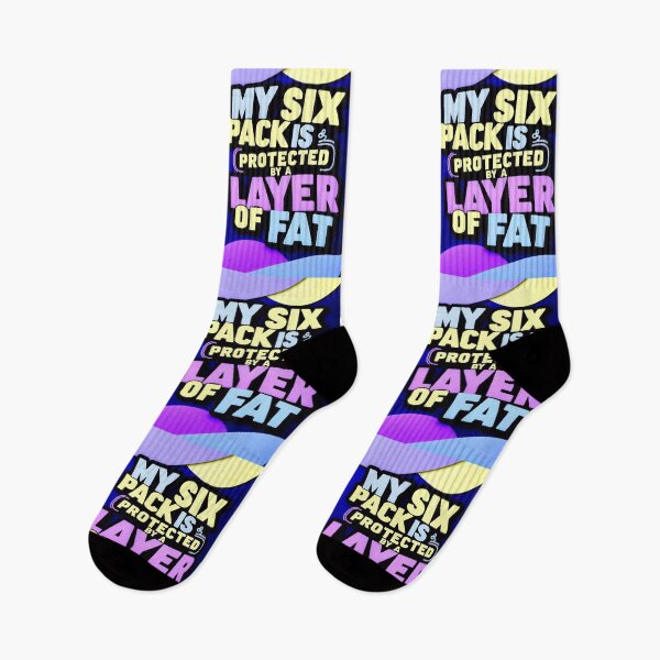 Item preview, My Six Pack Is Protected By A Layer Of Fat Funny Quote designed and sold by TheArtOfPat.