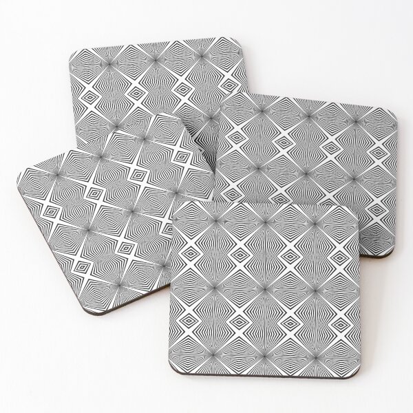 Item preview, Optic Illusion Grid pattern designed and sold by ViYa1.