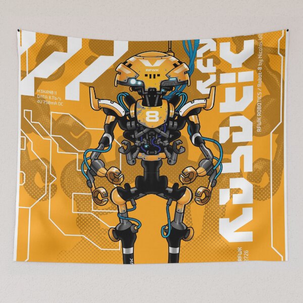 Item preview, ROBOT : : Yellow designed and sold by Nicolas Villeminot.