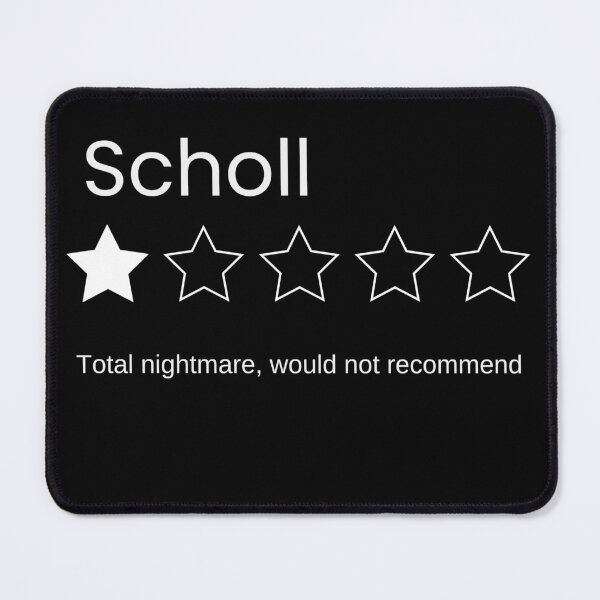 Item preview, Scholl Total nightmare, would not recommend designed and sold by ladymirastudio.