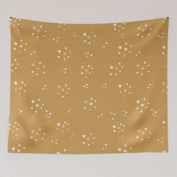 Item preview, Golden Starry Night designed and sold by BlueLela.