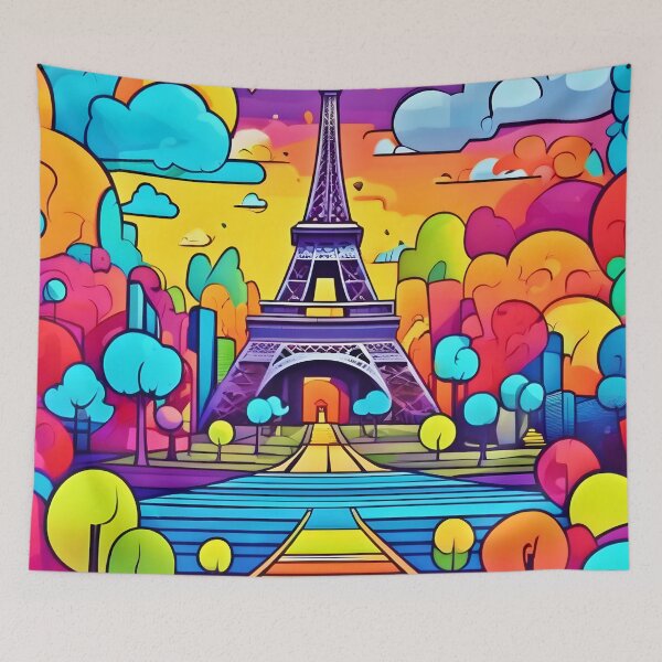 Item preview, Towering Rainbow Fantasy designed and sold by Health And Fitness Posts e-Store.