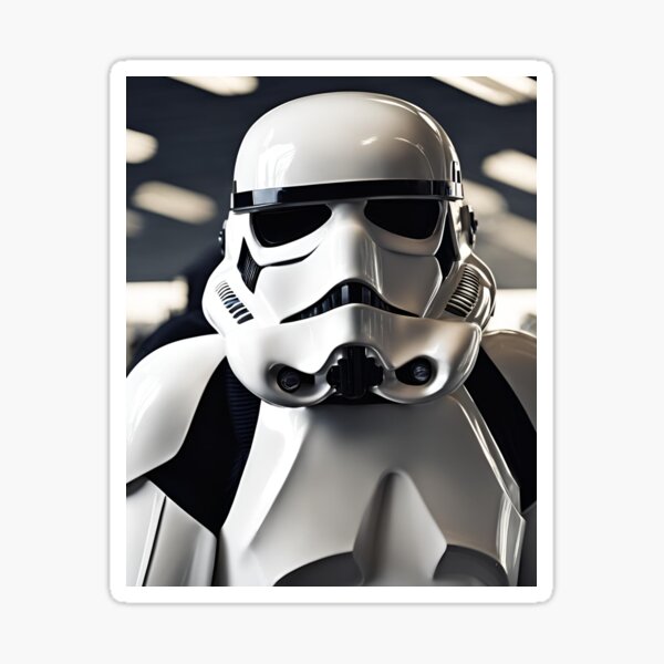 Vista previa del artículo con la obra «Stormtrooper mirándote fijamente al alma», diseñado y vendido por clc7000.