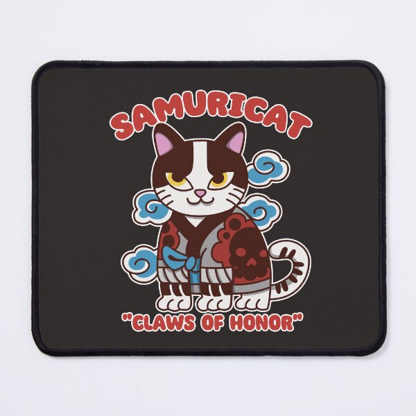 Item preview, Adorable Samurai Feline: Chibi Feline designed and sold by ImaginarStore.