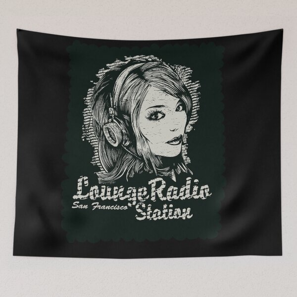 Item preview, Tuned In Vintage Vibes at Lounge Radio Station designed and sold by ArtComixHaven.