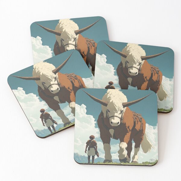 Item preview, Giant horned horse, fantastic creature | Anime style designed and sold by ComicsFactory.