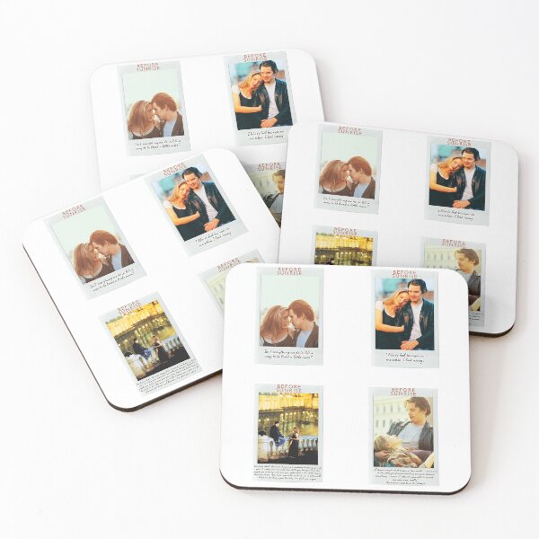 Item preview, Before Sunrise Movie HD Sticker Set / T Shirt designed and sold by Designsleashed.