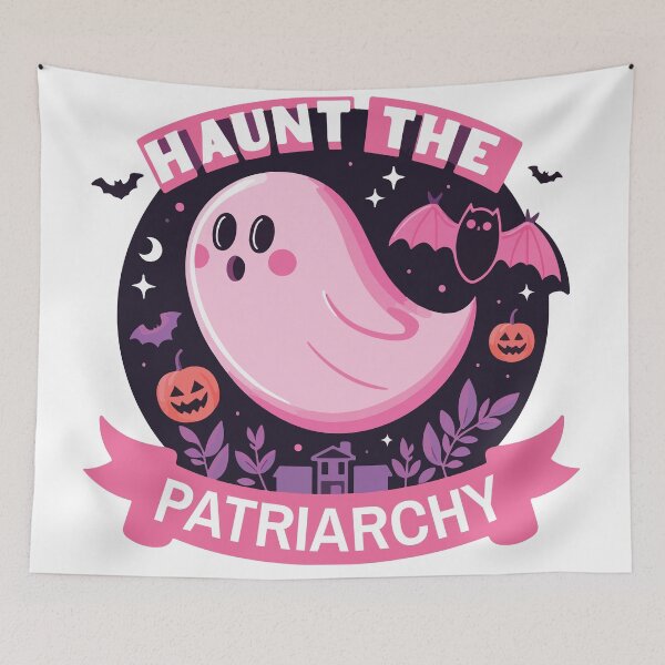 Item preview, Ghost Haunt the Patriarchy on Halloween  designed and sold by NawalMagdy.