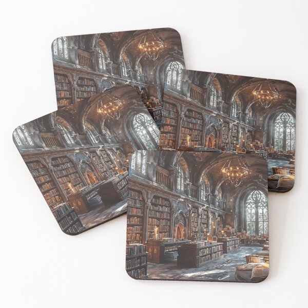 Item preview, Whispers of Forgotten Tomes: A Sunlit Sanctuary of Knowledge designed and sold by oanaunciuleanu.