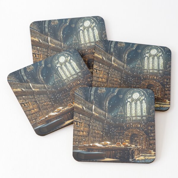 Item preview, Whispers of Forgotten Tomes: A Sunlit Sanctuary of Knowledge designed and sold by oanaunciuleanu.