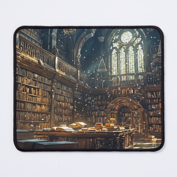 Item preview, Whispers of Forgotten Tomes: A Sunlit Sanctuary of Knowledge designed and sold by oanaunciuleanu.