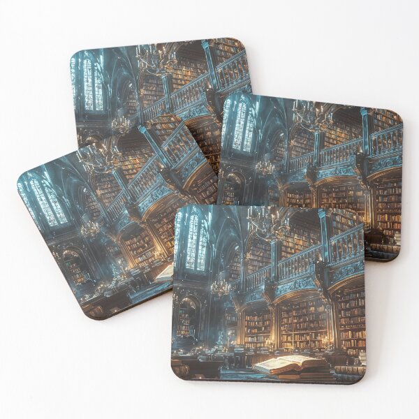 Item preview, Whispers of Forgotten Tomes: A Sunlit Sanctuary of Knowledge designed and sold by oanaunciuleanu.