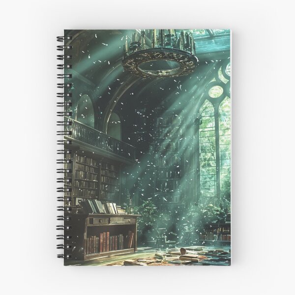 Item preview, Whispers of Forgotten Tomes: A Sunlit Sanctuary of Knowledge designed and sold by oanaunciuleanu.
