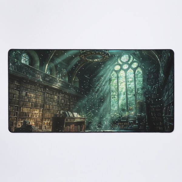 Item preview, Whispers of Forgotten Tomes: A Sunlit Sanctuary of Knowledge designed and sold by oanaunciuleanu.