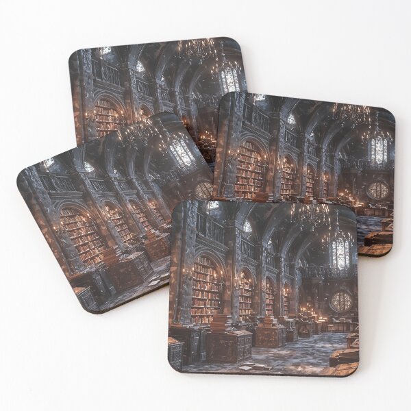Item preview, Whispers of Forgotten Tomes: A Sunlit Sanctuary of Knowledge designed and sold by oanaunciuleanu.