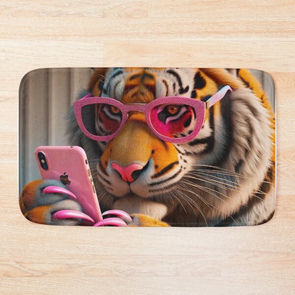 Item preview, Tina the Tiger and her New Pink Manicure designed and sold by Dani Abbott.
