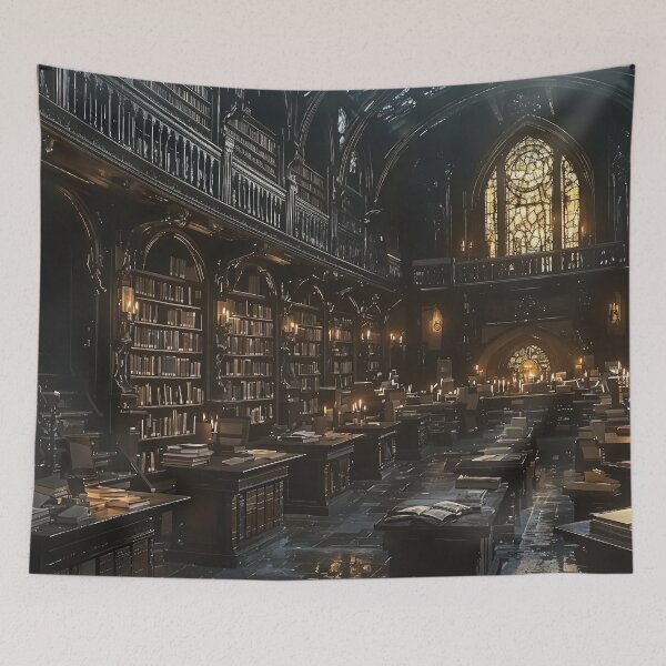 Item preview, Whispers of Forgotten Tomes: A Sunlit Sanctuary of Knowledge designed and sold by oanaunciuleanu.
