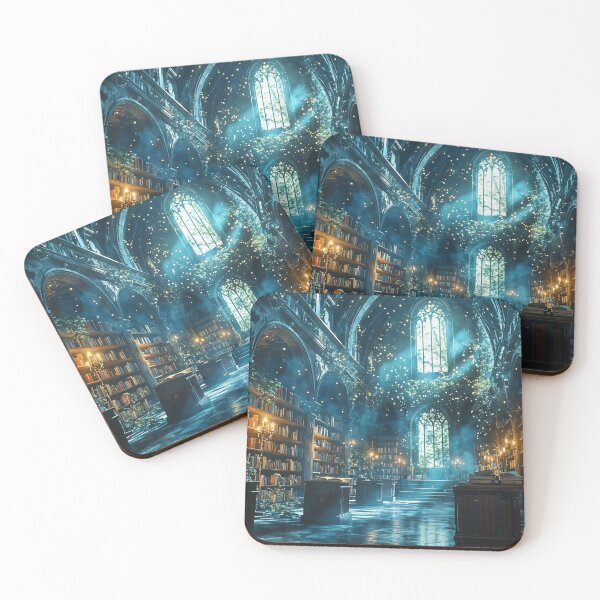 Item preview, Whispers of Forgotten Tomes: A Sunlit Sanctuary of Knowledge designed and sold by oanaunciuleanu.