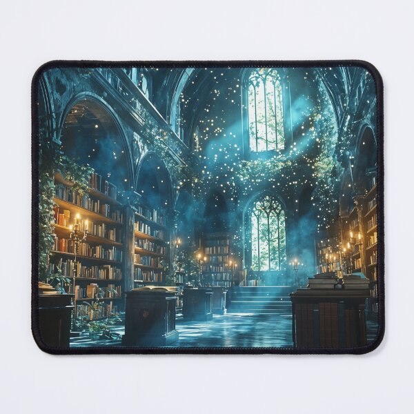 Item preview, Whispers of Forgotten Tomes: A Sunlit Sanctuary of Knowledge designed and sold by oanaunciuleanu.
