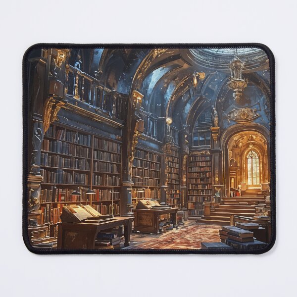 Item preview, Whispers of Forgotten Tomes: A Sunlit Sanctuary of Knowledge designed and sold by oanaunciuleanu.
