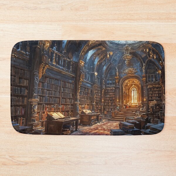 Item preview, Whispers of Forgotten Tomes: A Sunlit Sanctuary of Knowledge designed and sold by oanaunciuleanu.
