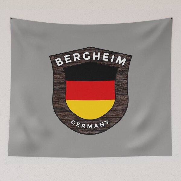 Item preview, Bergheim Germany Emblem Flag designed and sold by World Designs.