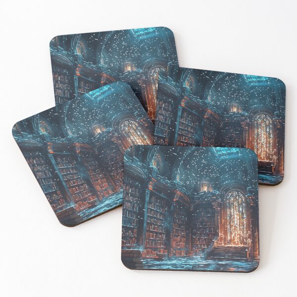 Item preview, Whispers of Forgotten Tomes: A Sunlit Sanctuary of Knowledge designed and sold by oanaunciuleanu.