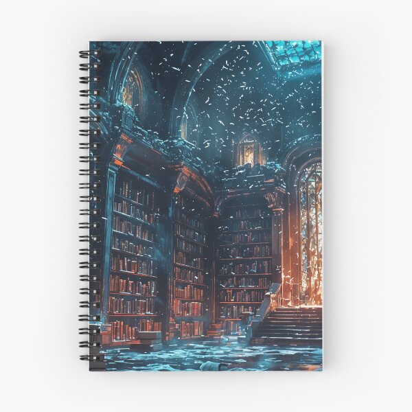 Item preview, Whispers of Forgotten Tomes: A Sunlit Sanctuary of Knowledge designed and sold by oanaunciuleanu.