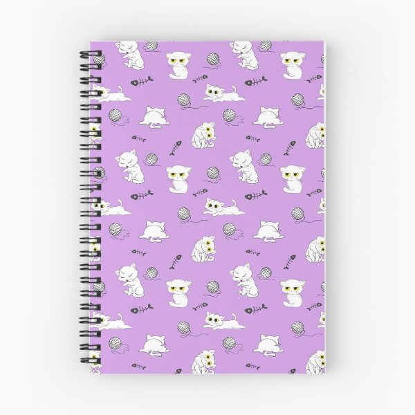 Item preview, white cats designed and sold by Elhamdesign.
