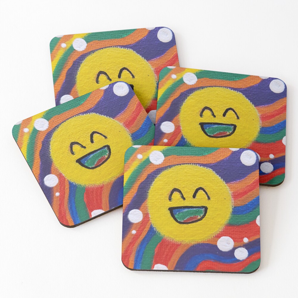 Item preview, Coasters (Set of 4) designed and sold by SoftGayCryptids.