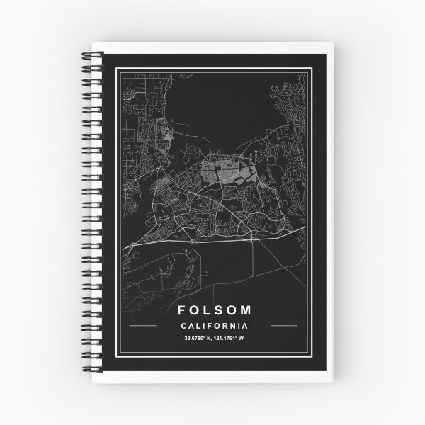 Item preview, Folsom City Map designed and sold by SHAMPAIN-ART-CO.