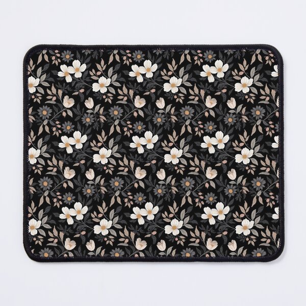 Item preview, Dark floral pattern - wild flowers nature forest cottage goth designed and sold by Fantasy Cache.