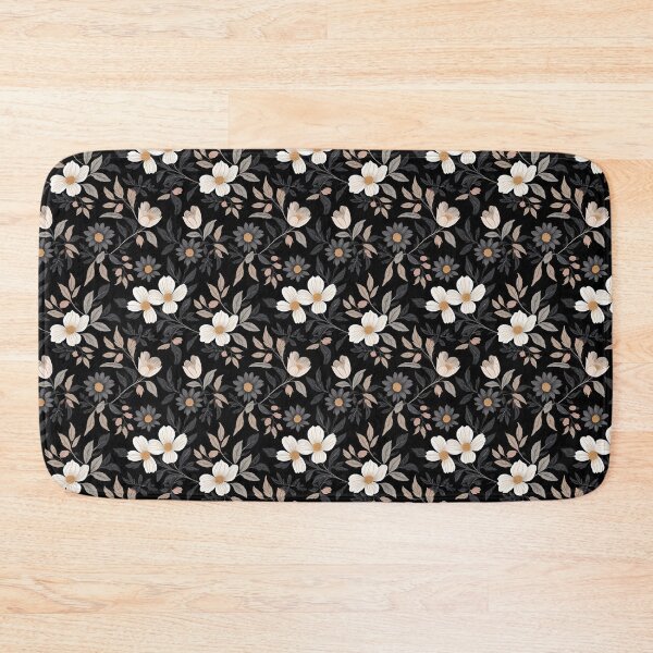 Item preview, Dark floral pattern - wild flowers nature forest cottage goth  designed and sold by Fantasy Cache.