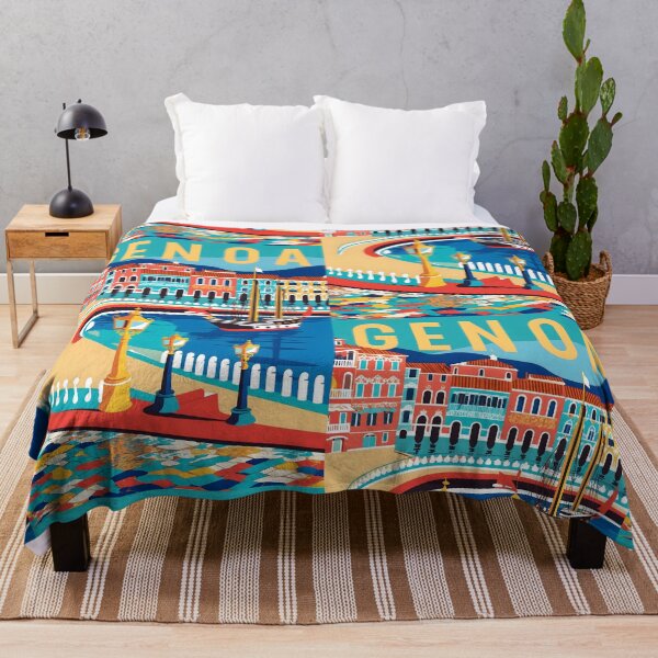 Item preview, Genoa Italy Vintage Travel Tourism  designed and sold by TravelersGems.