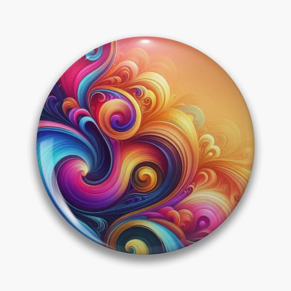 Item preview, Vibrant Swirls of Color designed and sold by ZenOfAIarts.