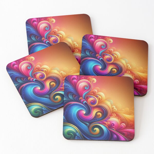 Item preview, Vibrant Swirls of Color designed and sold by ZenOfAIarts.