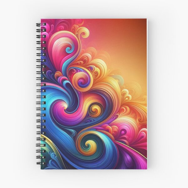 Item preview, Vibrant Swirls of Color designed and sold by ZenOfAIarts.