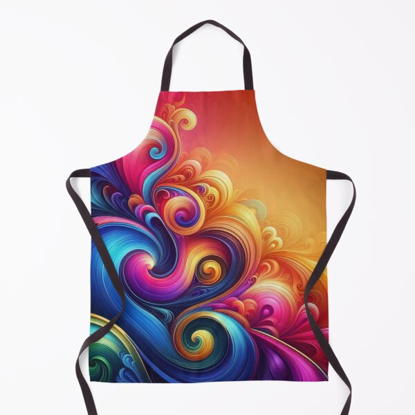 Item preview, Vibrant Swirls of Color designed and sold by ZenOfAIarts.