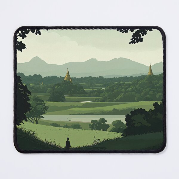 Item preview, Myanmar landscape | Anime style designed and sold by ComicsFactory.