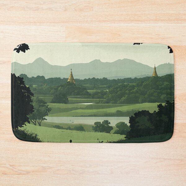 Artikelvorschau, Myanmar Landschaft | Anime-Stil entworfen und verkauft von ComicsFactory.