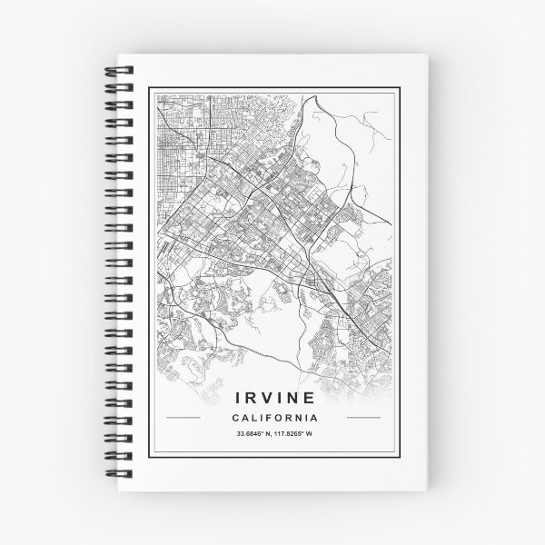 Item preview, Irvine City Map designed and sold by SHAMPAIN-ART-CO.