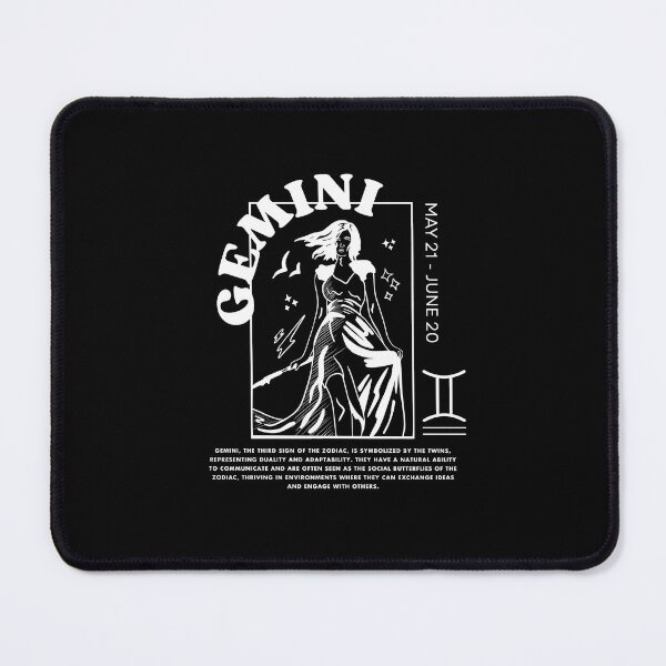 Item preview, Gemini Zodiac: Warrior of Duality White Color designed and sold by snidentic.