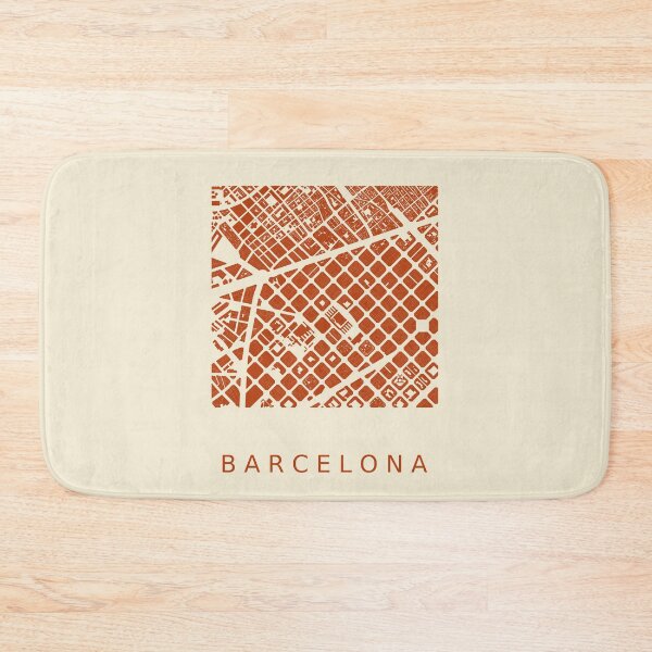 Item preview, Barcelona City Europe Urban Map  designed and sold by Archicut27.