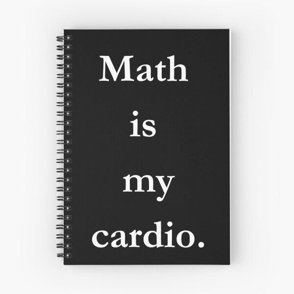 Item preview, Math is my cardio. Classic Black Tee designed and sold by GeekySexyCool.
