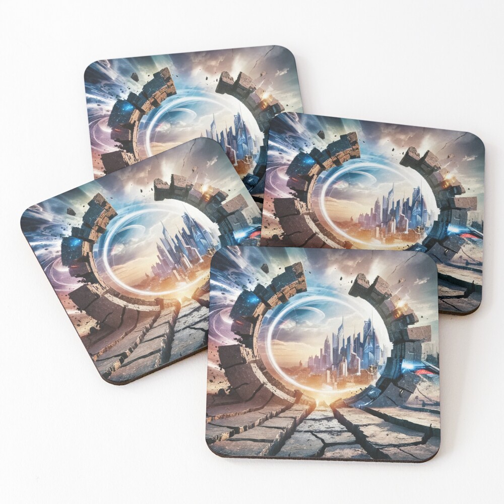 Item preview, Coasters (Set of 4) designed and sold by eXtraHumans.