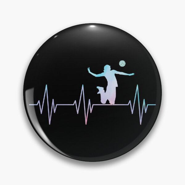 Item preview, Tie Dye Volleyball Heartbeat designed and sold by Ralph-mendes.