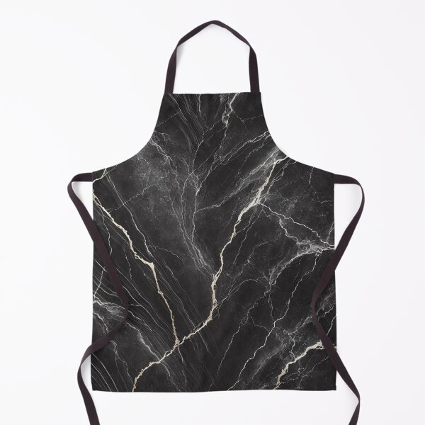 Item preview, Black, white smoke and gold streak marble print designed and sold by HadeeeeL.
