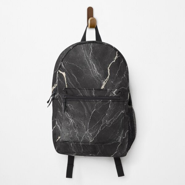 Item preview, Black, white smoke and gold streak marble print designed and sold by HadeeeeL.
