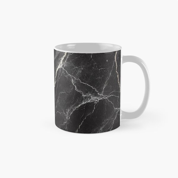 Item preview, Black, white smoke and gold streak marble print designed and sold by HadeeeeL.