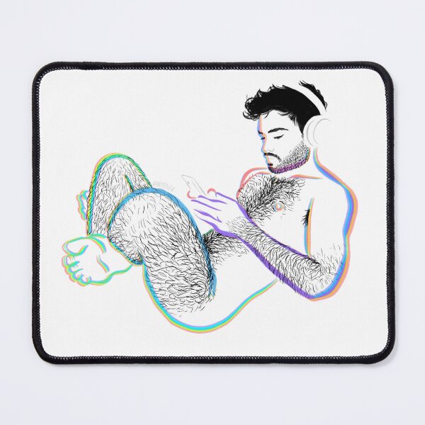 Item preview, Hairy Man Vibing to Music designed and sold by Verediex.